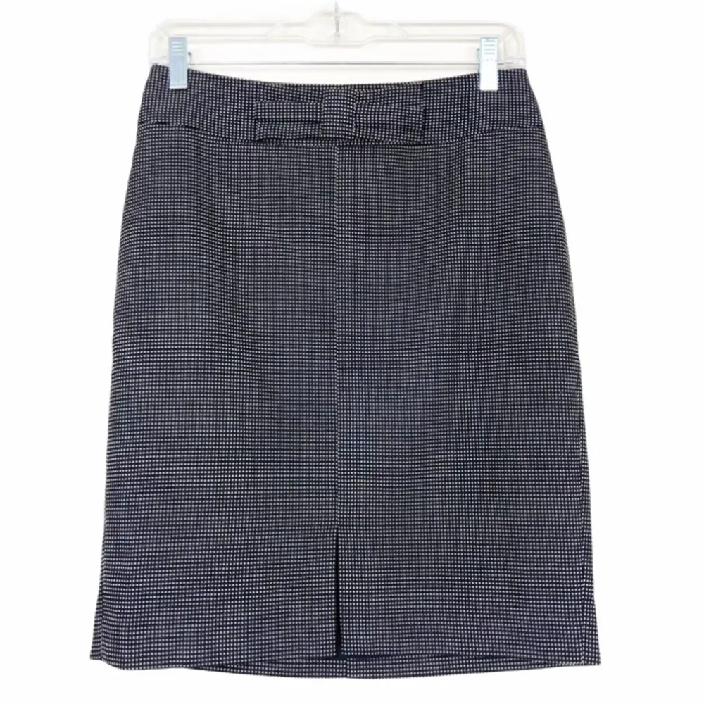 Banana Republic Polka Dot Bow Pencil Skirt Sz 2 - Image 9