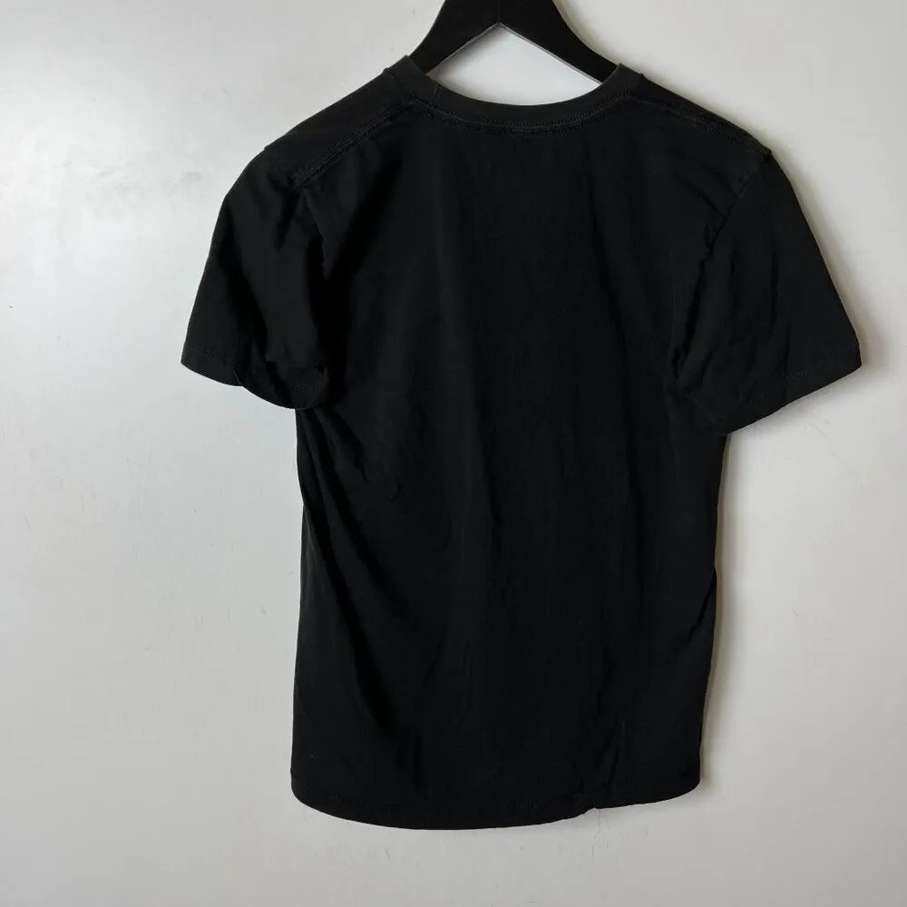 2013 Michael Jackson Graphic Tee Womens Cirque Du Soleil Medium Gold Foil Black - Image 3