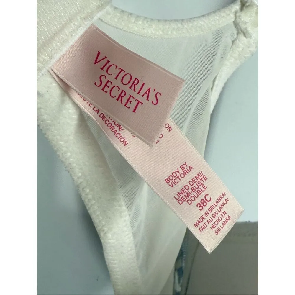 Victoria's Secret Vintage body by Victoria lined demi double bra size 38C - Image 3