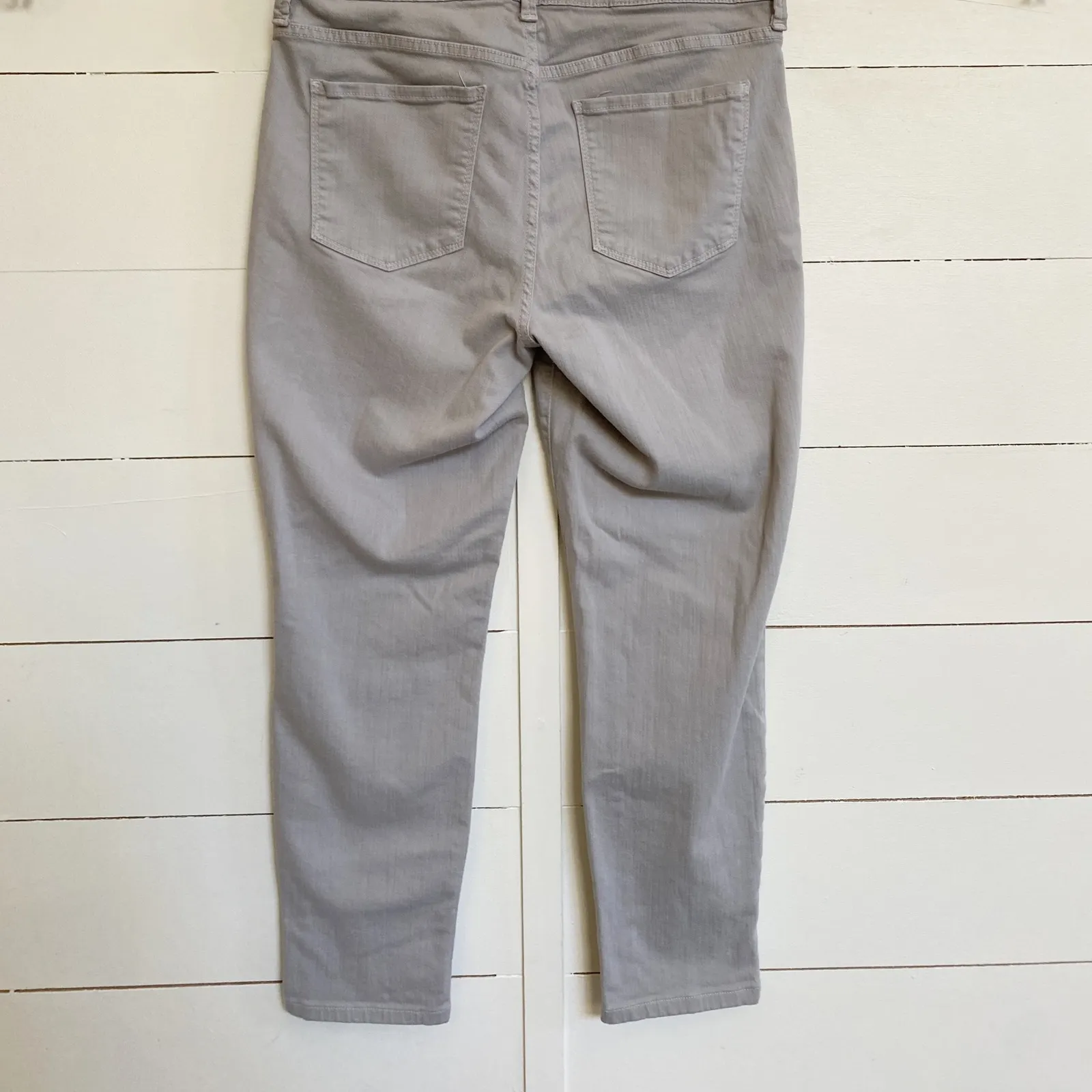 NYDJ Alina Convertible Ankle Jeans Womens Size 6 Gray Lift Tuck Technology EUC - Image 8