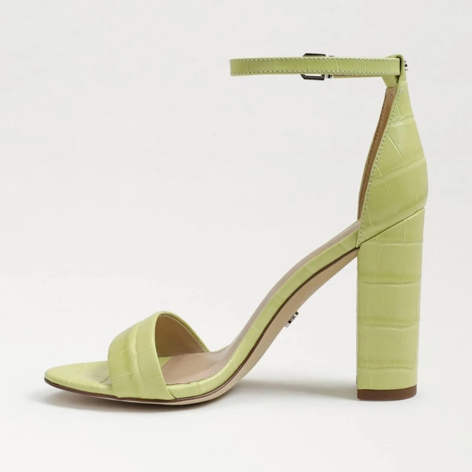 Sam Edelman Yaro Block Heel Sandal Green Size 8‎ Open Toe Spring Pastel - Image 3