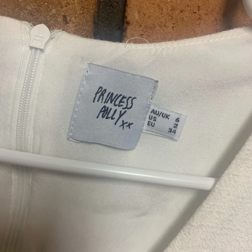 Princess Polly  White Button-Up Romper - Image 5