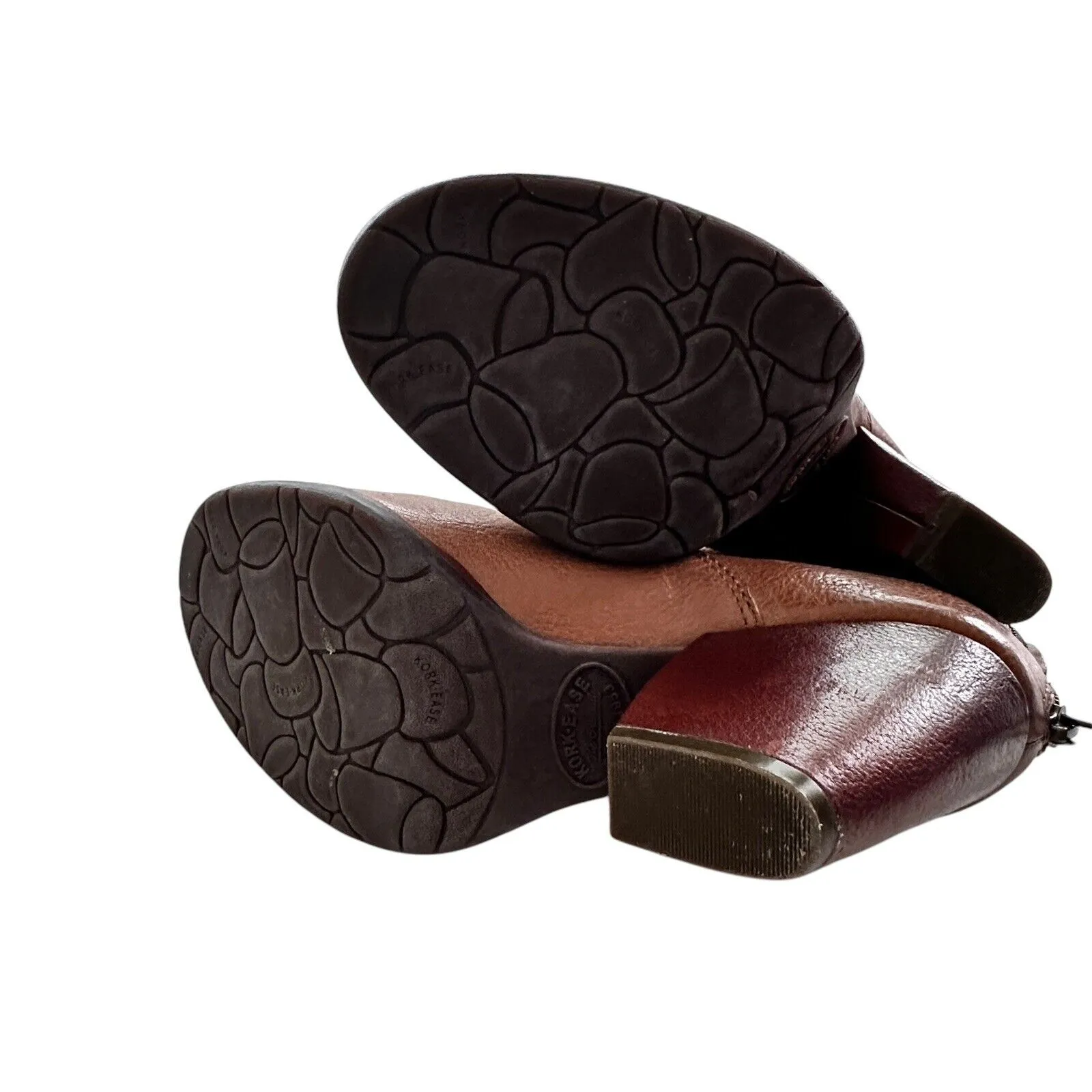 Kork Ease Castaneda Brown leather Ankle Boots block 7 - Image 8