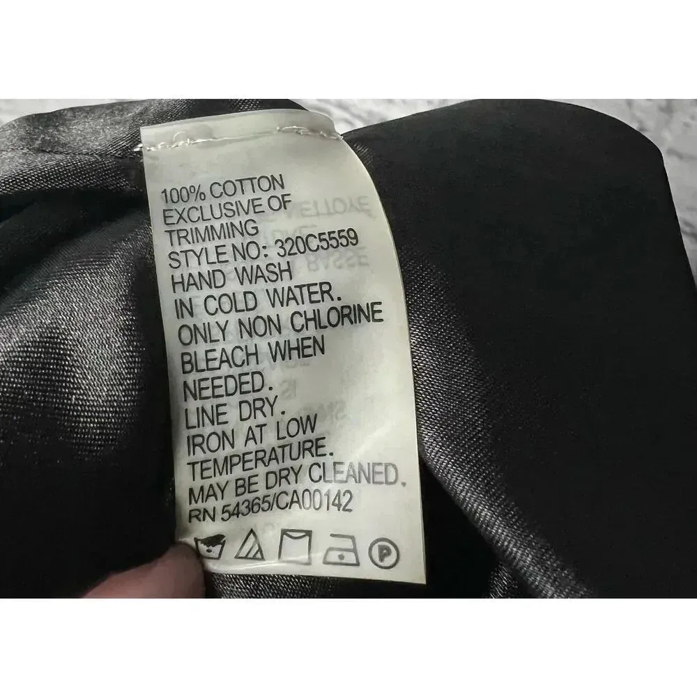 NWT Peter Nygard black sheath eyelet sleeveless dress, size 14p. - Image 7