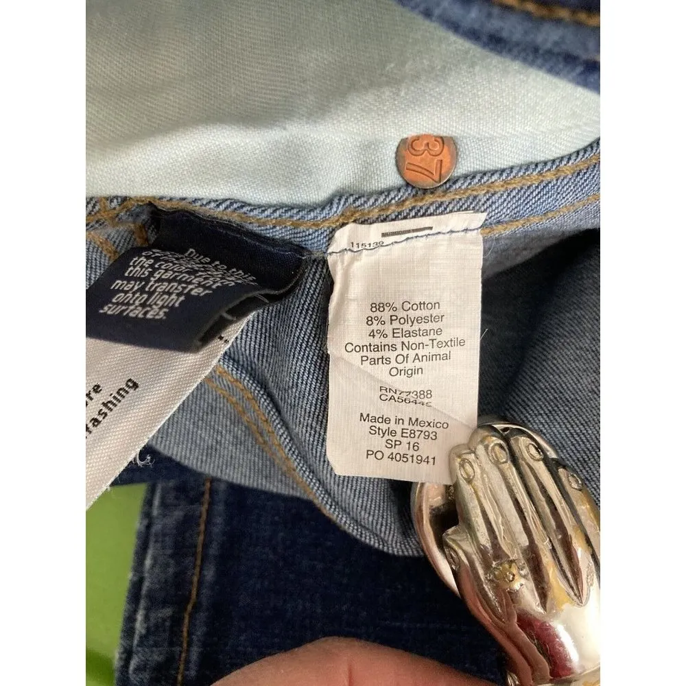 Madewell 9" High Riser Skinny Skinny Crop Jeans Womens 26? Dark Wash Style E8793 - Image 9