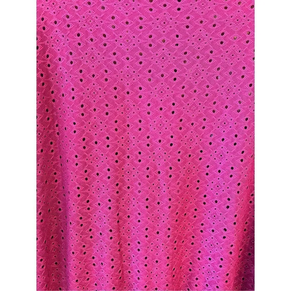 Lane Bryant Top 22/24  Eyelet Lace Peplum Long Sleeve Casual Blouse (1885) - Image 6