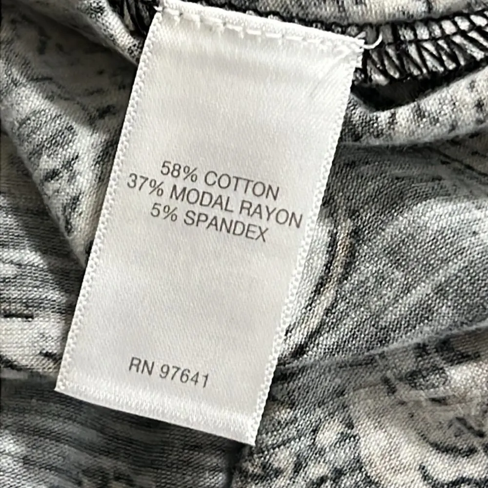 J. Jill women’s sz medium black floral paisley long sleeve pullover shirt dress - Image 7