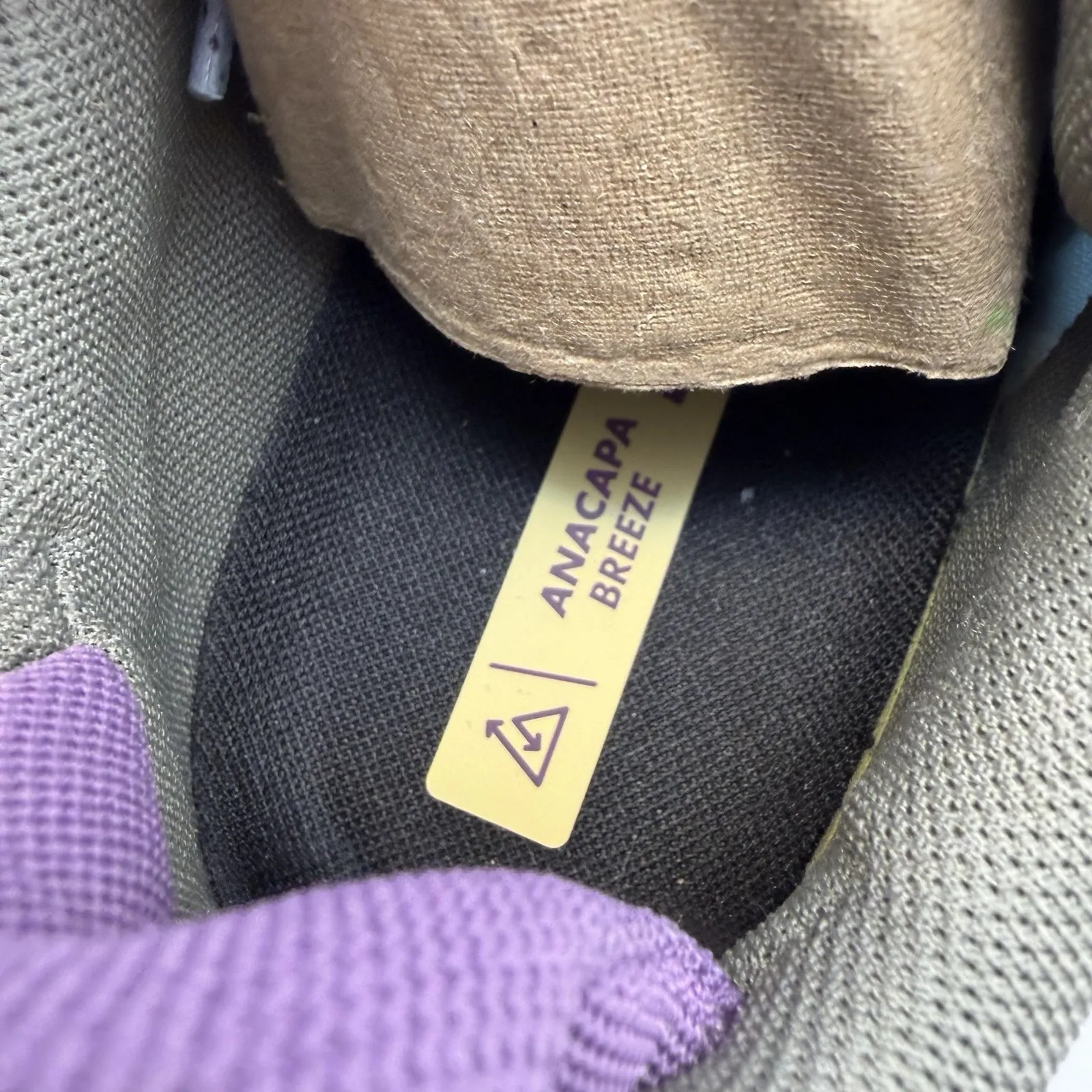 Hoka One One Anacapa Breeze Low Athletic Shoes Womens Sz 8.5 B Slate Blue Vibram - Image 8