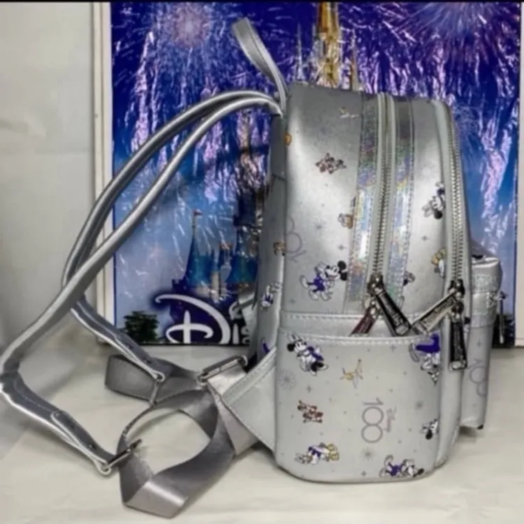 Disney parks 100th anniversary Mickey and friends AOP Loungefly mini backpack - Image 4