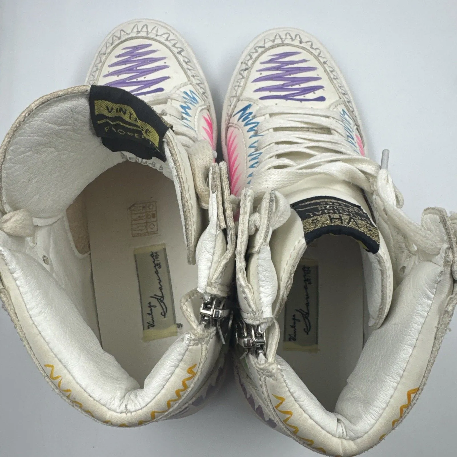 Vintage Havana Dream Multi Swirl High Top Star Sneakers Women’s Shoes Size 8.5 - Image 13