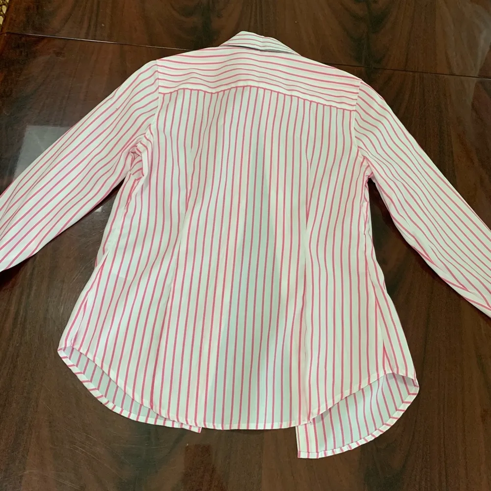 Nautica pink striped button down shirt - Image 3