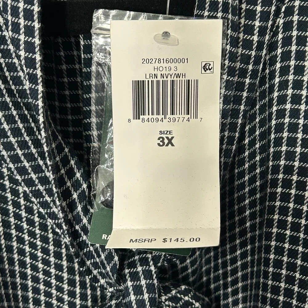 NEW Lauren Ralph Lauren Plaid Tie - Image 3