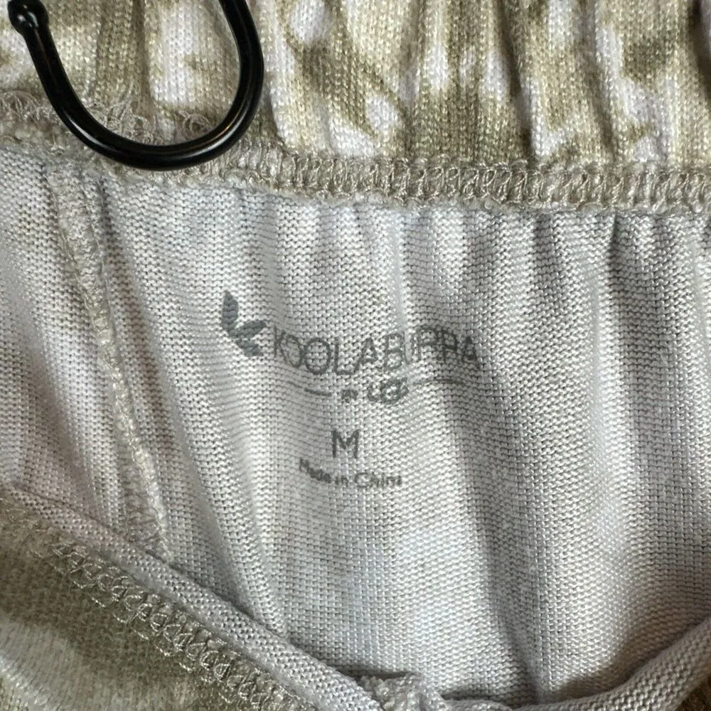 Koolaburra by UGG Cloud Jersey Straight Leg Pajama Size M Cashmere Beige Tie Dye - Image 3