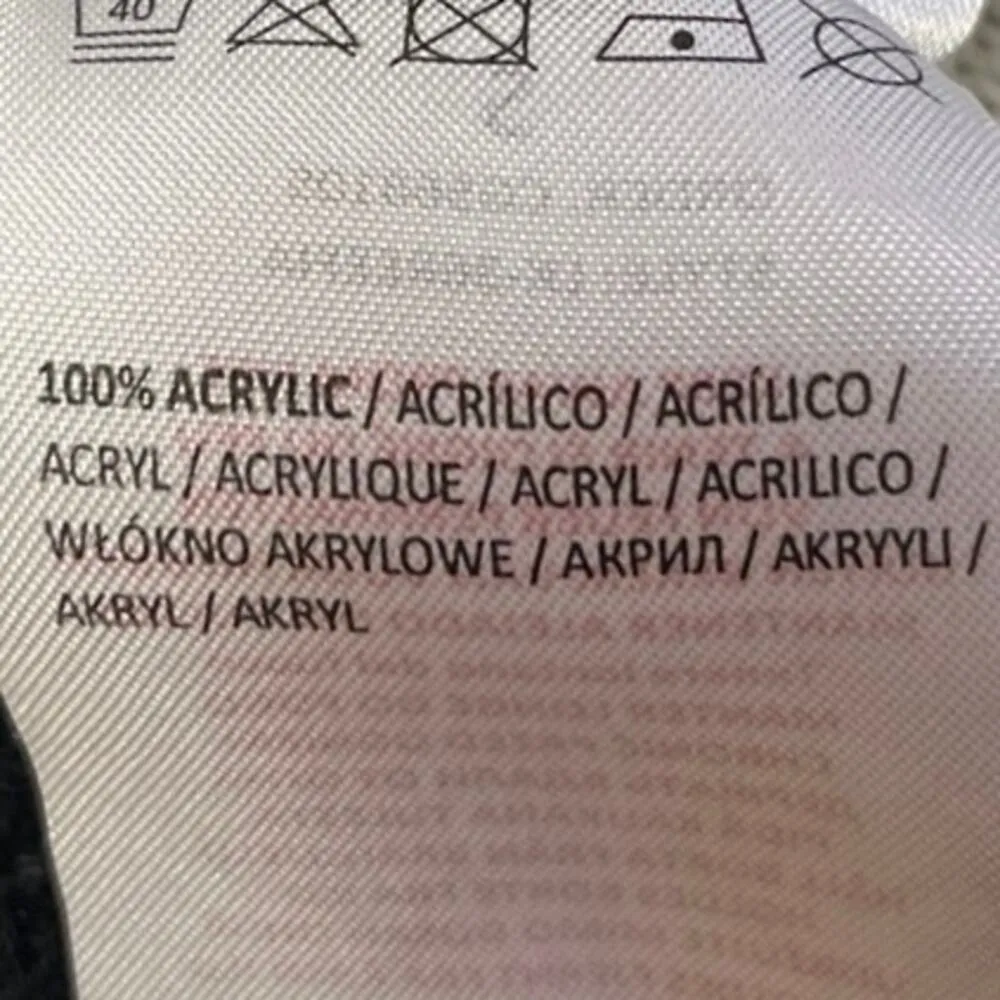 Brave Soul White Black Striped V-Neck Cropped Long Sleeve Sweater Top Size S - Image 7