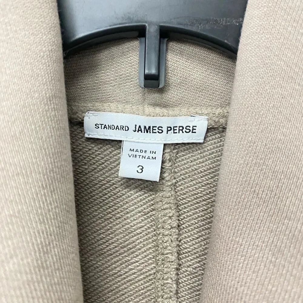 Standard James Perse Cardigan Sweater Women's Size 3 Brown Long Sleeve FLAWED - Image 16