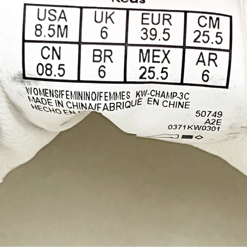 KEDS Champion Celebrations Floral Embellished Iridescent Lace Up Shoes Size 8.5 - Image 2