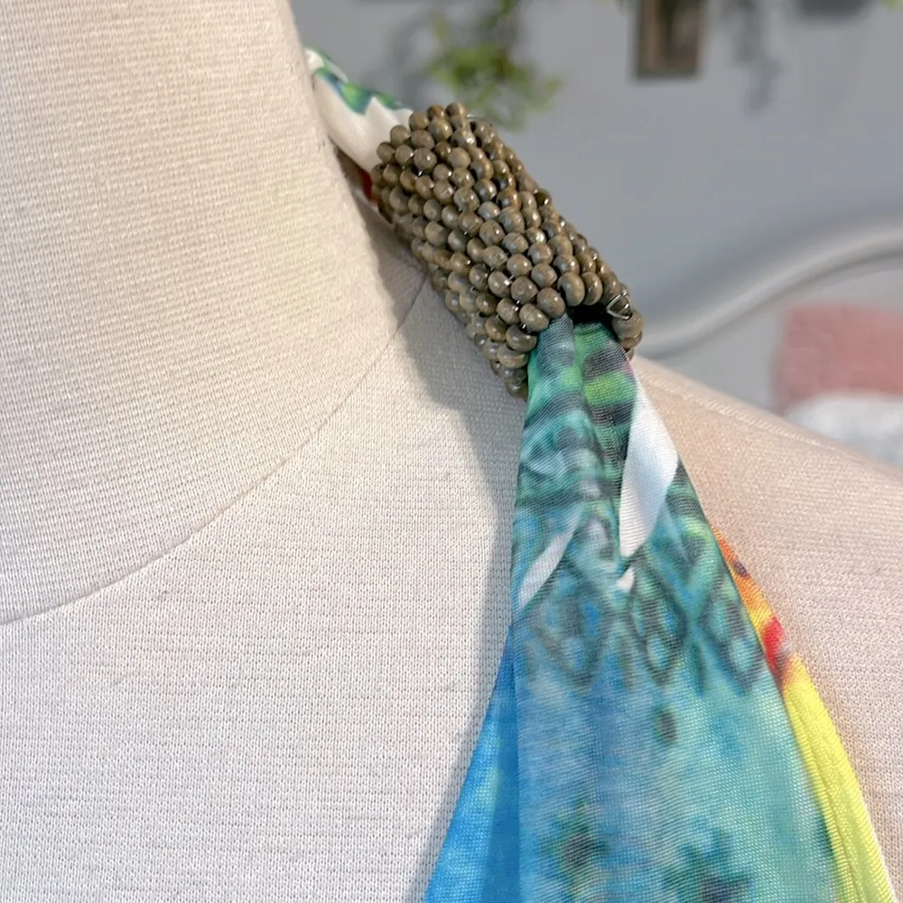 Cristinalove Halter Dress Mini Womens Small - Image 9