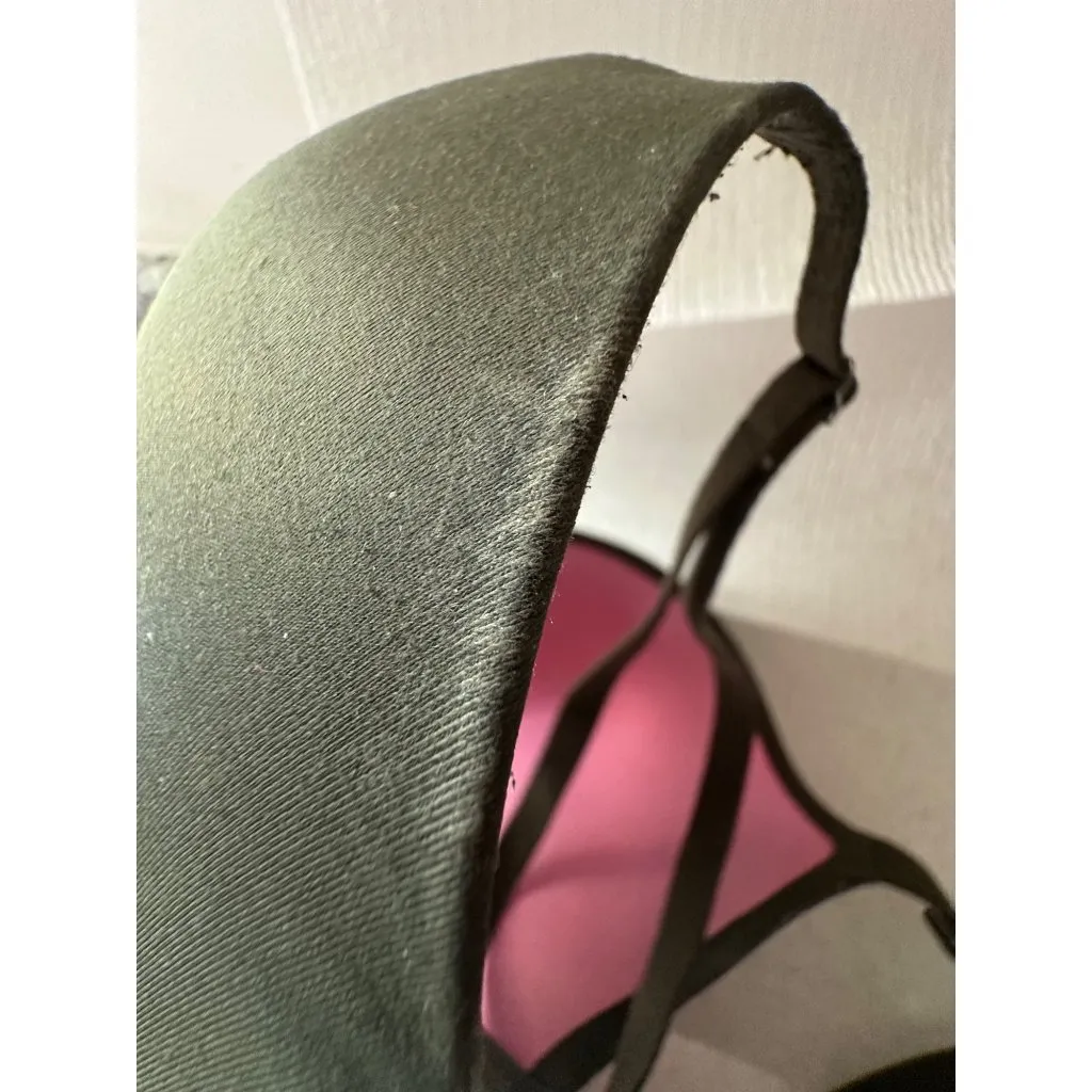 Victoria's Secret PINK Push-Up Bra 34D Army Green & Red Comfy Fit - Image 7