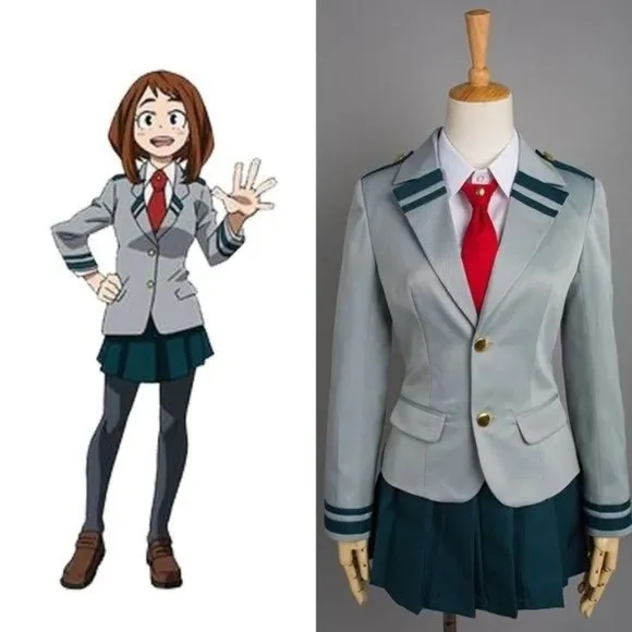 Boku no Hero Academia My Hero Academia Ochako Uraraka Costume Cosplay Halloween Size undefined - Image 2