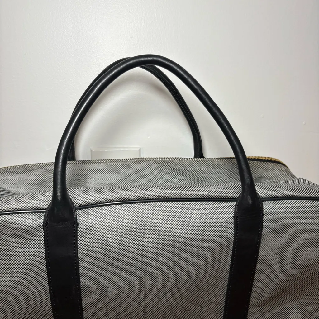 India Hicks Duke Weekender Travel Bag Overnight Luggage Black Gray Explore - Image 7