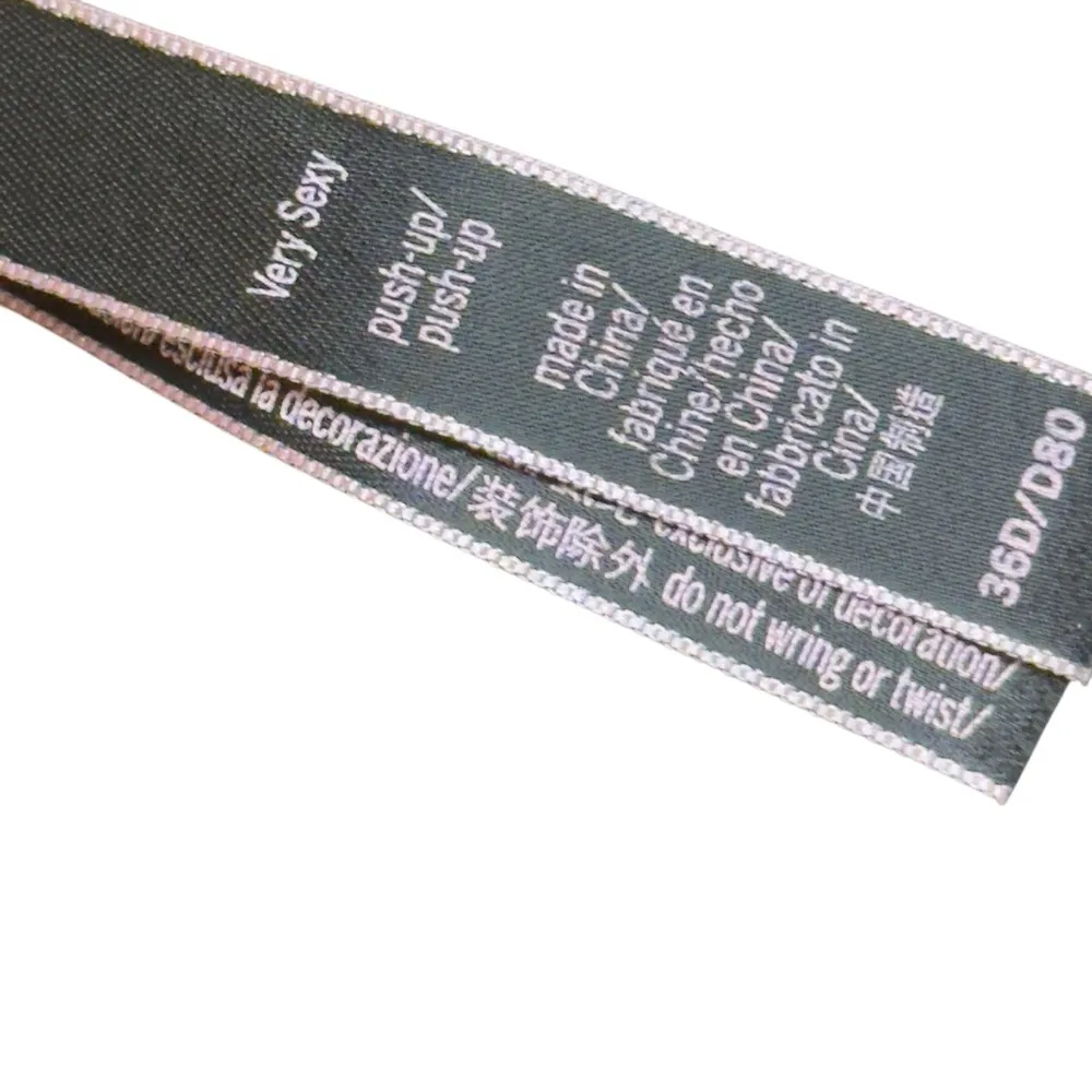 Victoria’s Secret Black Rhinestone Strap Pushup Corset Bra Top 36D Floral Lace - Image 15