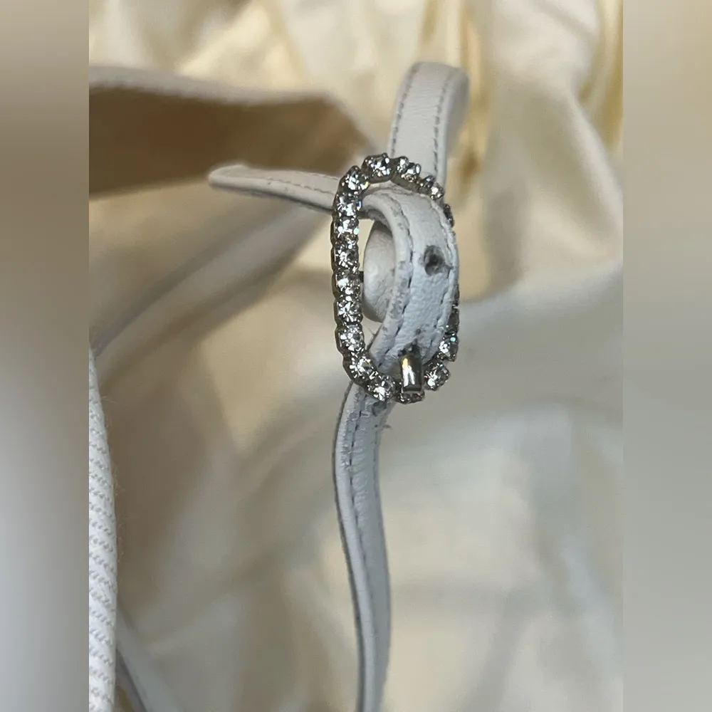 NEW ALEXANDRE BIRMAN Clarita 100 Satin Bridal Sandals Size 6 Wedding - Image 7