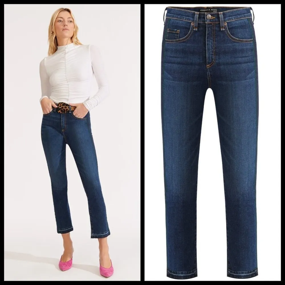 💕VERONICA BEARD Carly High Rise Kick Flare Jeans - Image 3