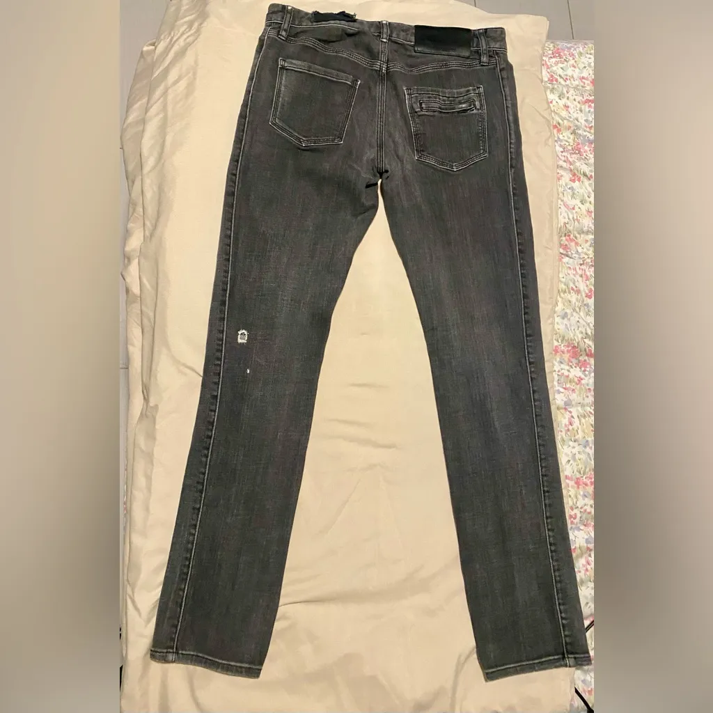 Armani Exchange Charcoal Ankle Jeans - Image 5