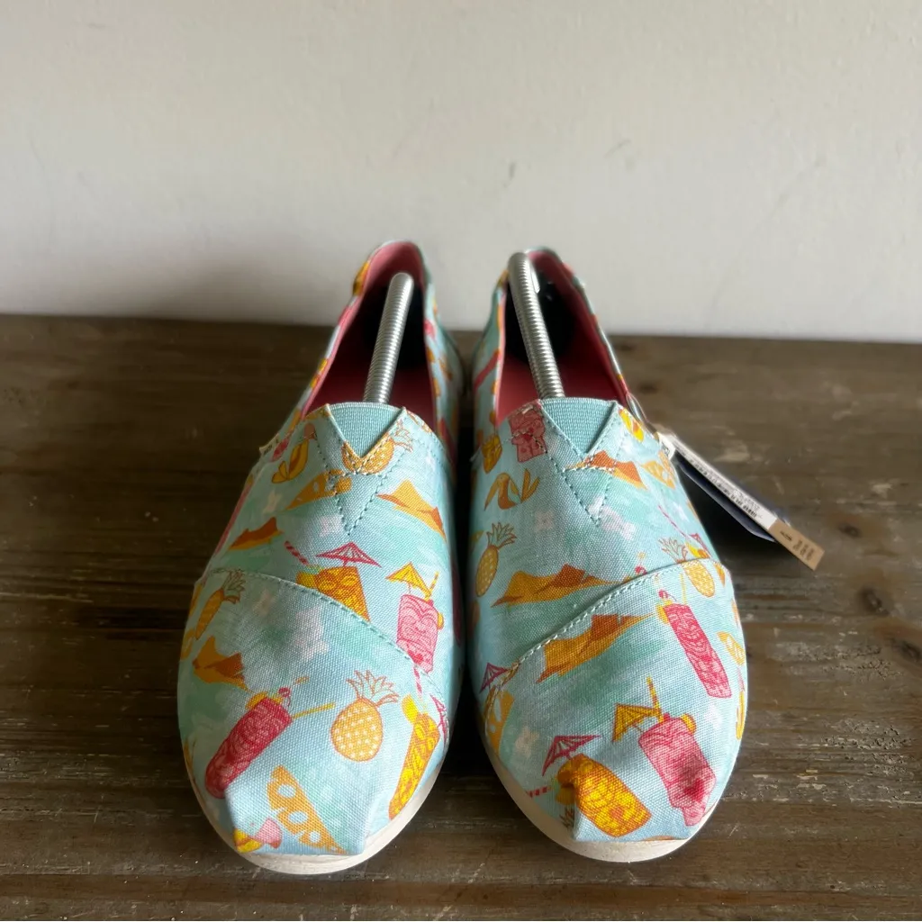 Toms Alpargata Tropical Tiki Slip On Women's Shoe Size 8.5 #250932 - Image 3