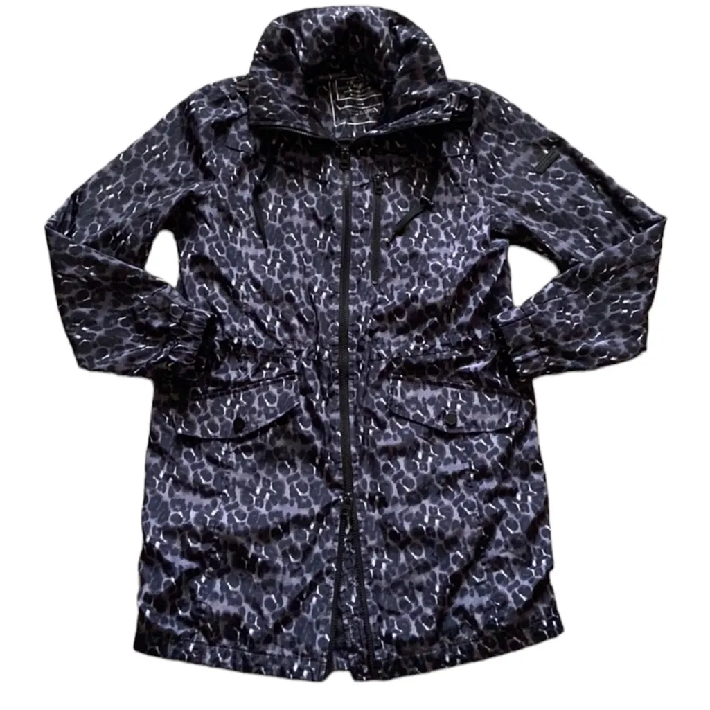 Lucky Brand Premium Performance Leopard Print Rain Jacket S - Image 13