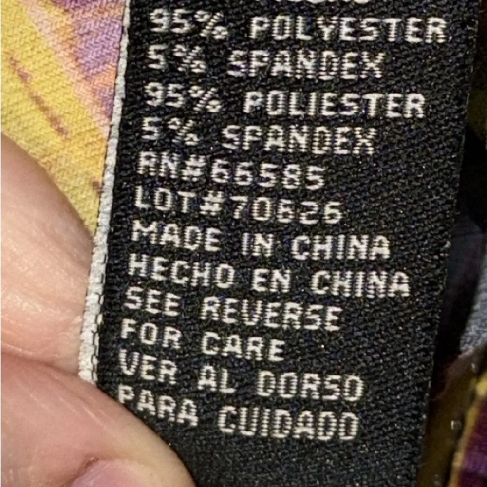 Perceptions Colorful Abstract Button Down Shirt Jacket Women’s Size 16 - Image 6