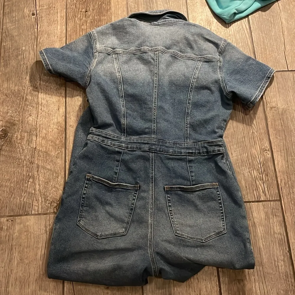 Good American fit for success jumpsuit Blue Size 4 - Image 6