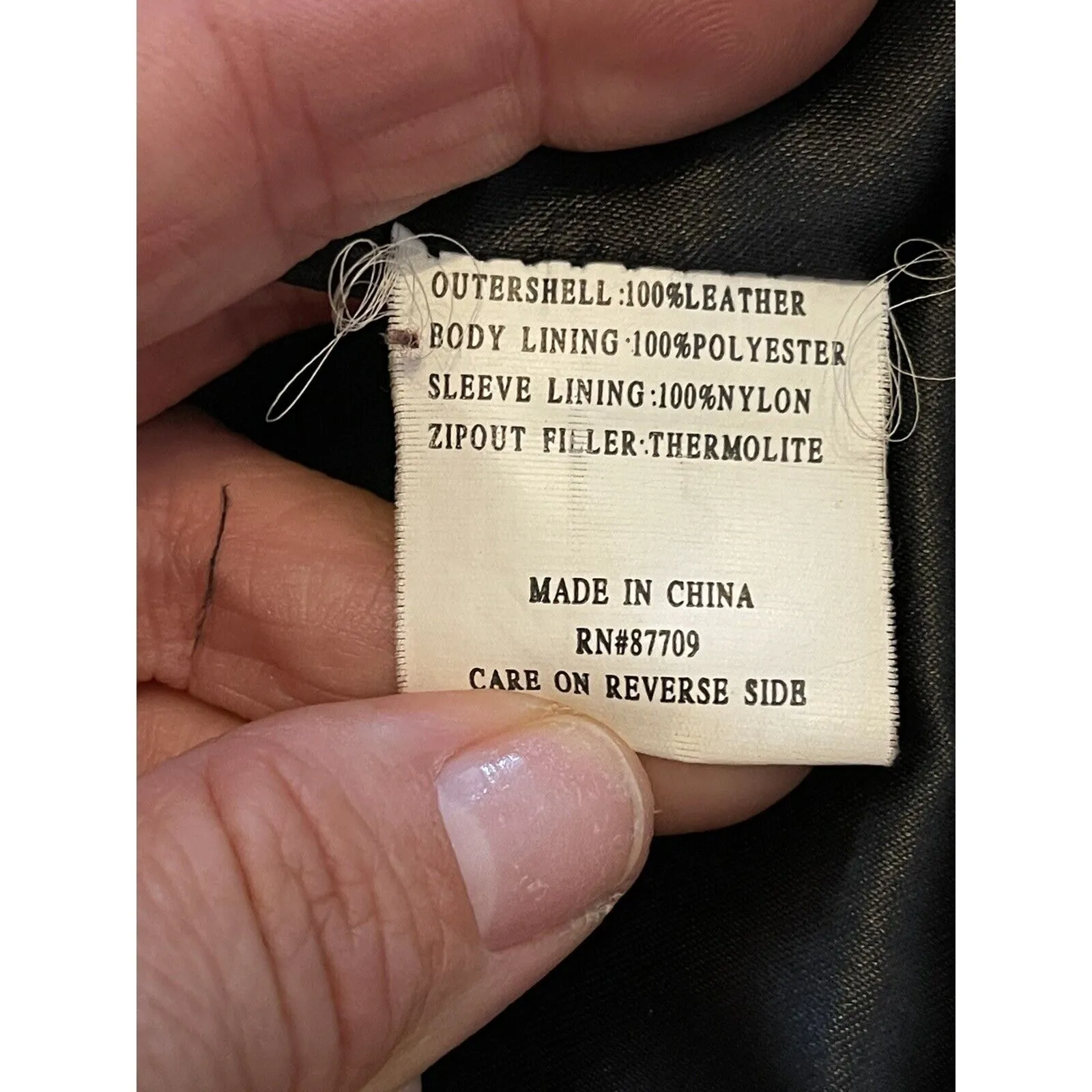 Leather Limited Black Button Buttersoft Leather Jacket Mob Wife Women’s Medium - Image 6