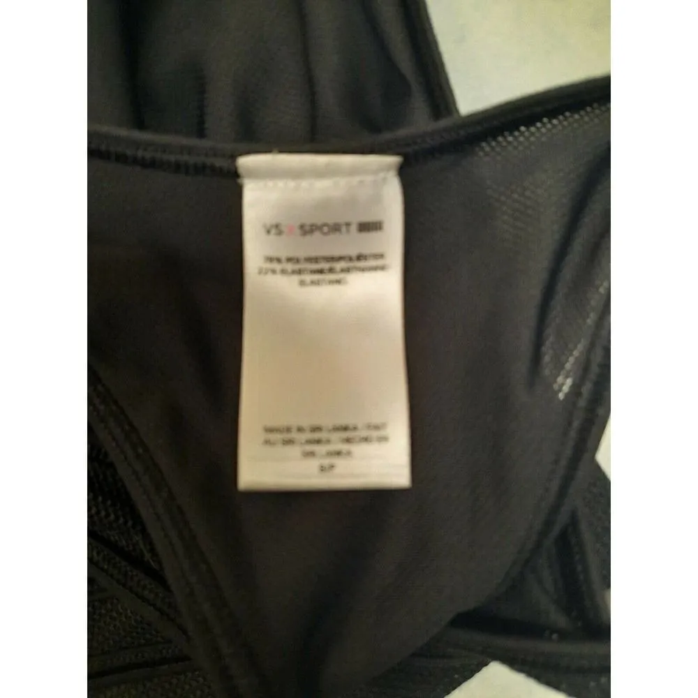 Victoria Sport VSX Women's Sleeveless Tank Top Black Racer Mesh Back Small - Image 3