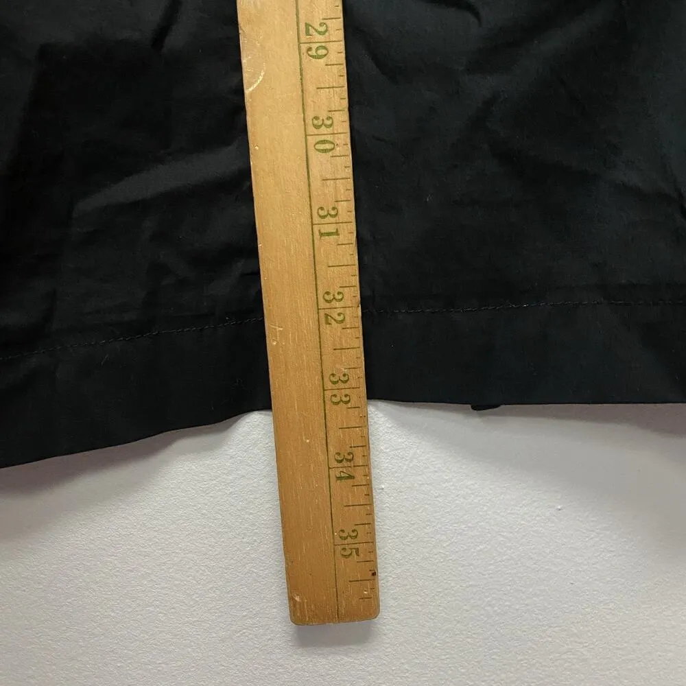 Jarbo Gathered Black Skirt Sz 40 Large Minimalist Dark Academia Indie Luxury - Image 7