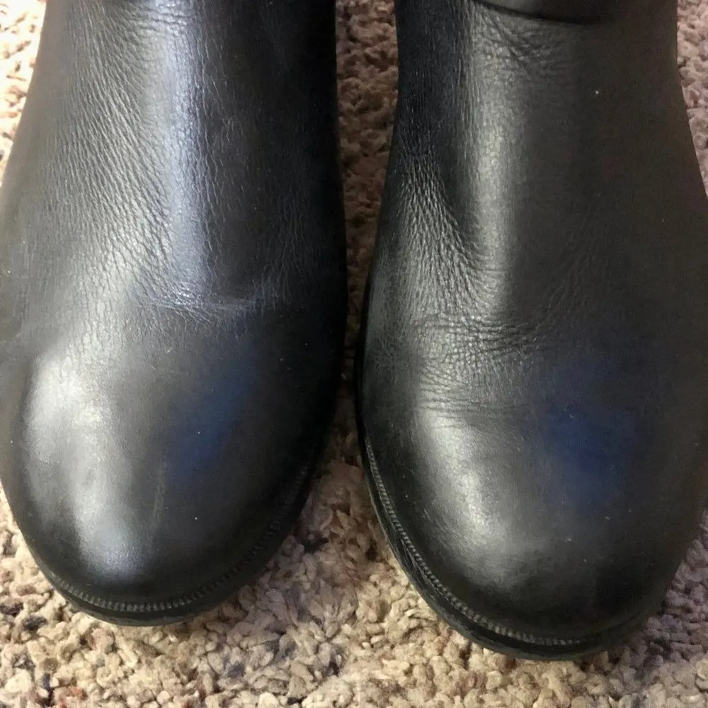Ann Taylor Boots Womens 6.5 Used Black Leather - Image 4