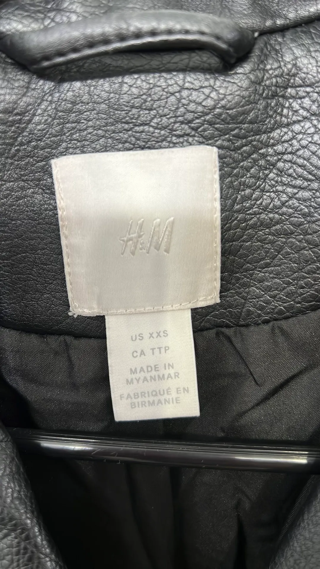 Black Leather Jacket - Image 2