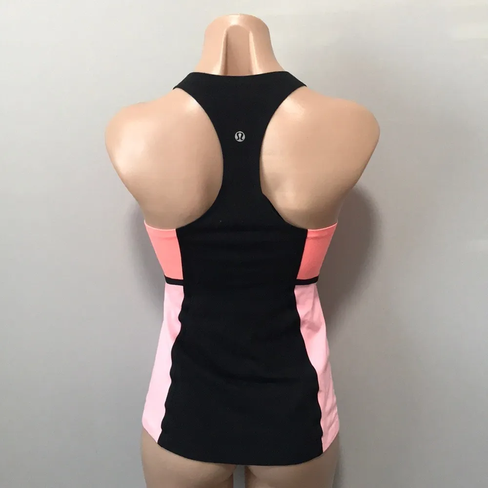 Lululemon Cool Racerback Surf Bonded Black Coral - Image 6