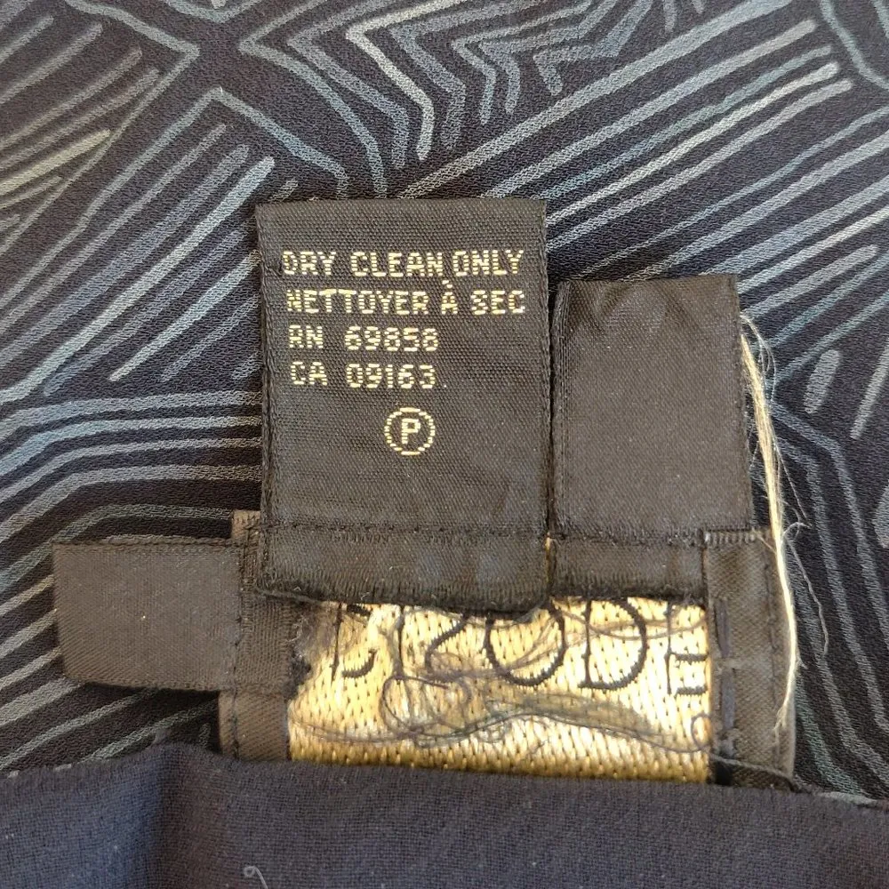 Vintage 90's Geometric Print Silk Maxi Wrap Skirt - Image 11