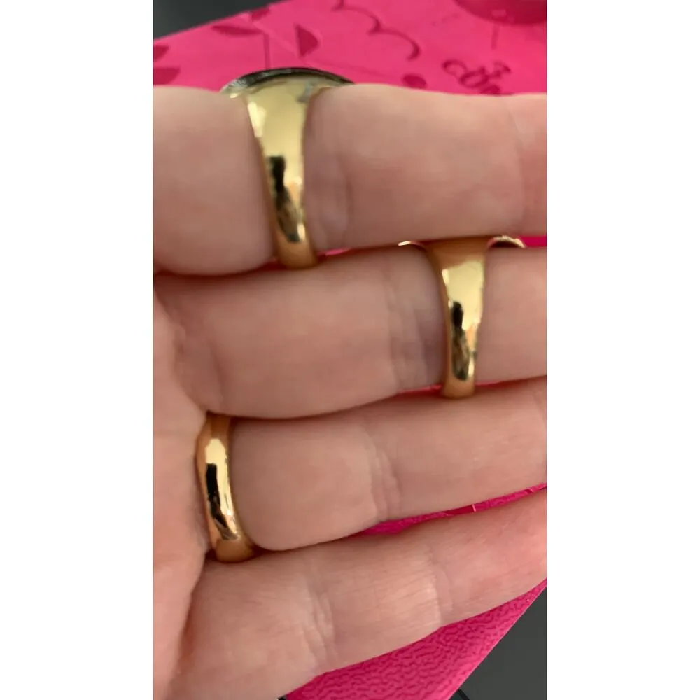 Chunky Mushroom Rings Set Of Three - Garden Cottage Jewelry #BN2 - Image 4