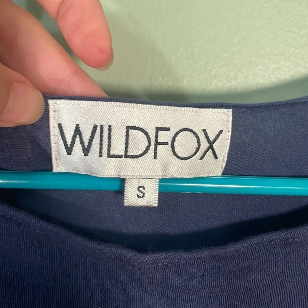 Wildfox Couture Pizza Party 90's Baby Doll‎ Dress Blue size Small - Image 5