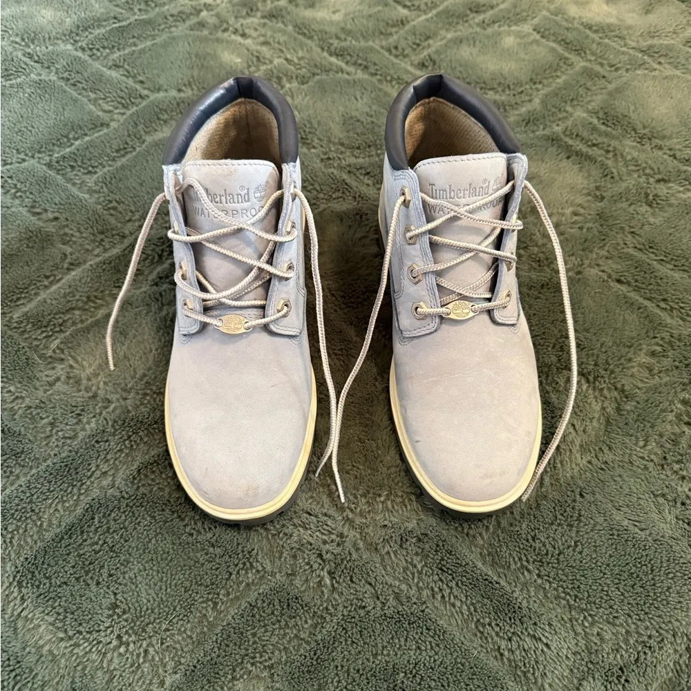 Blue Timberland Boots - Image 2