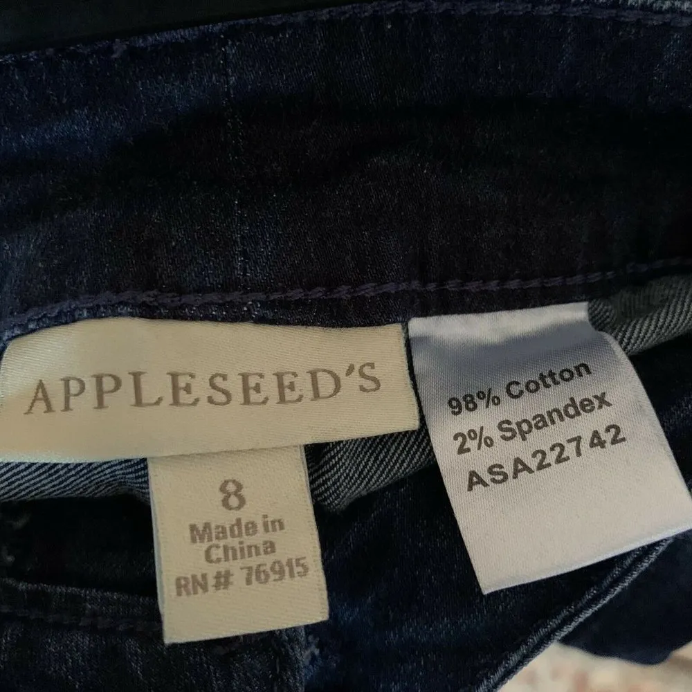 Appleseed's Blue Straight Stretch Jeans - Image 4