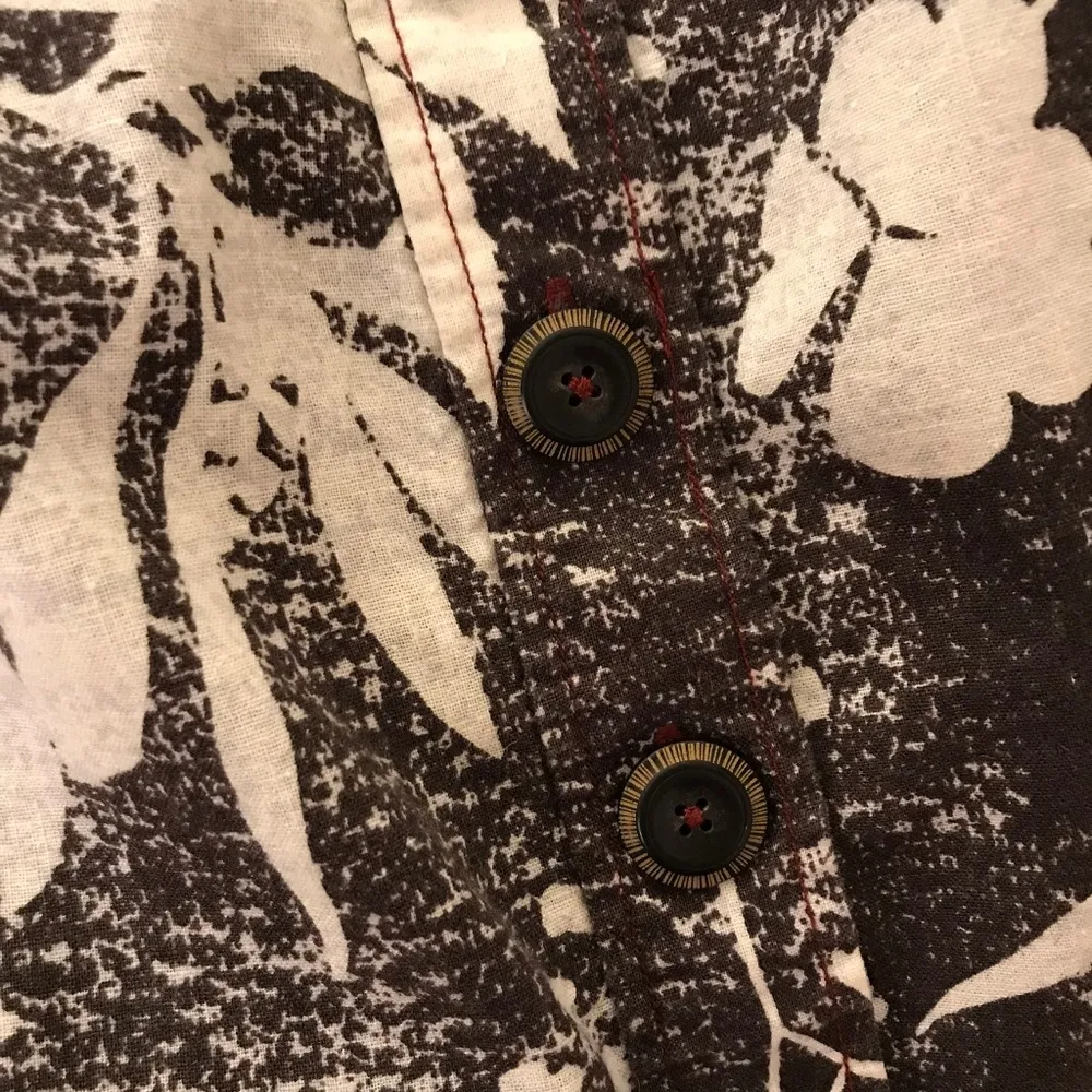 HD in Paris Anthropologie Cropped Floral Tank SZ 2 - Image 5