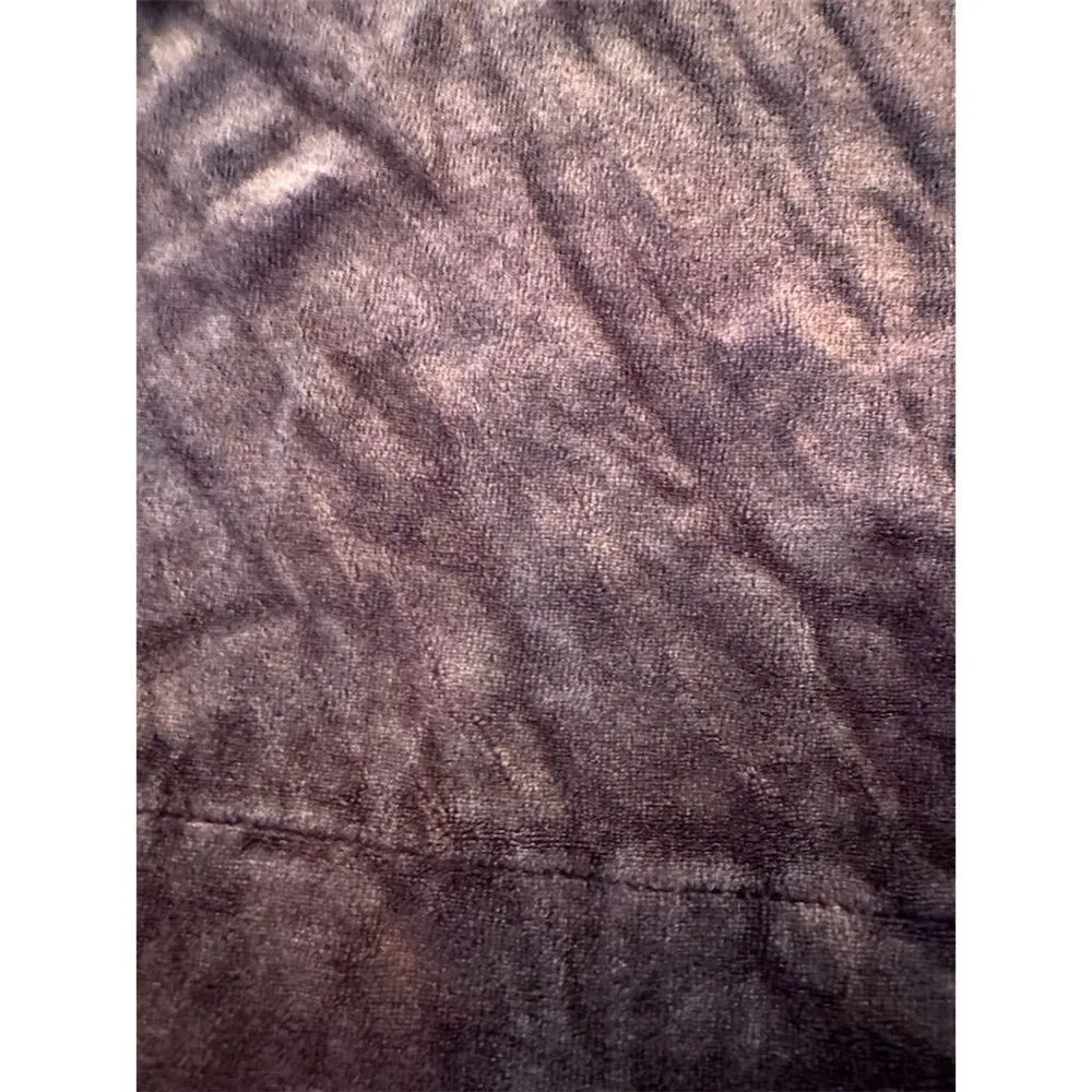 Free People We The Free Valerie Velvet Top XS Purple Blouse Long Sleeve - Image 8