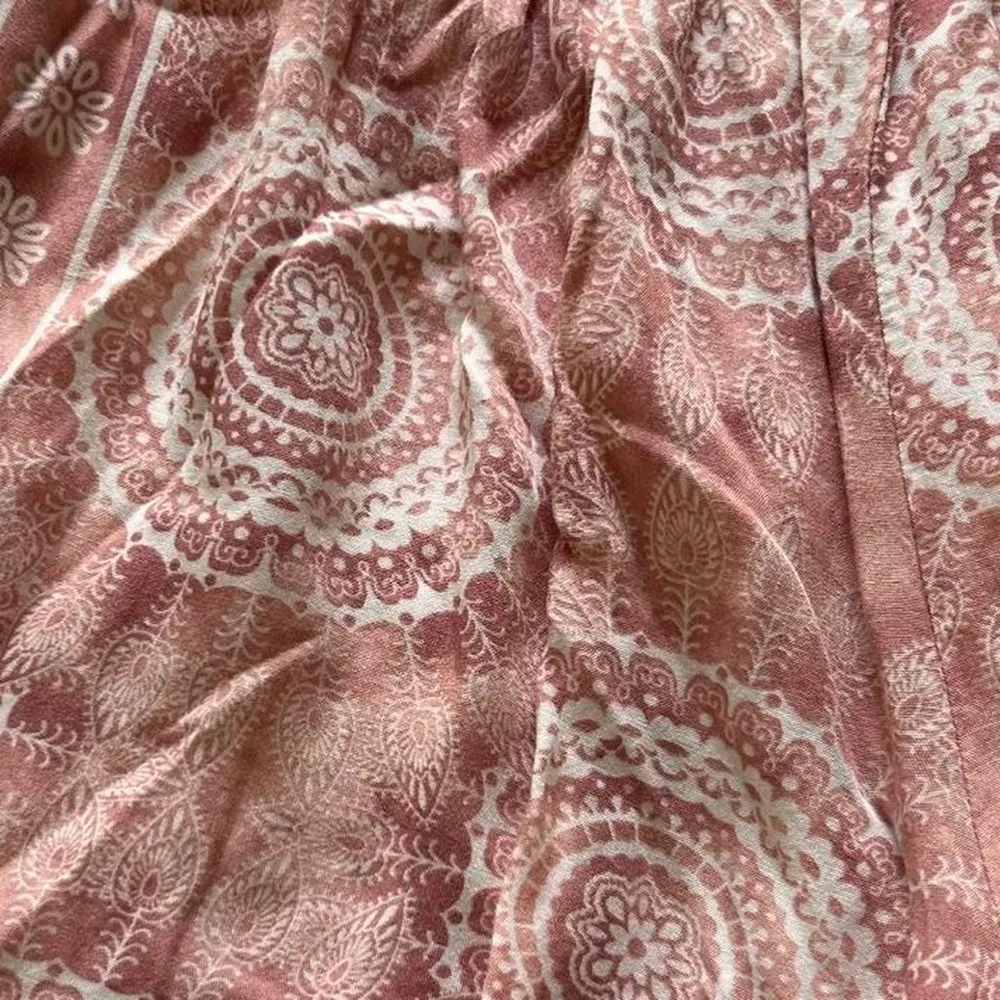 Lotus & Luna pink white bullseye circle tie dye Baja beach lounge Short one size Size undefined - Image 7