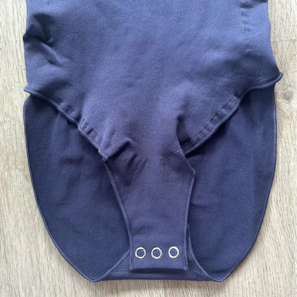 Yitty Nearly Naked Shaping Longsleeve Bodysuit NEW Women’s XS Small Blue - Image 5