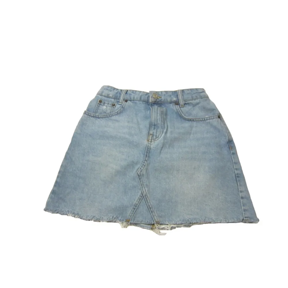 BDG Denim Mini Skirt Y2K Raw Hem Urban Outfitters S - Image 2