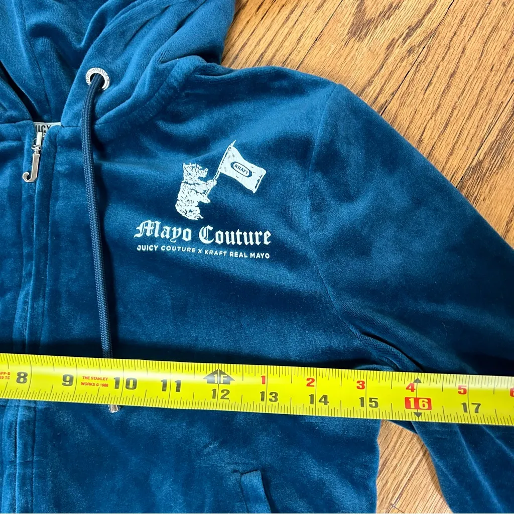 *RARE*Y2K Juicy Couture x Kraft Mayo Velour Tracksuit Jacket Size XS Pants S - Image 11