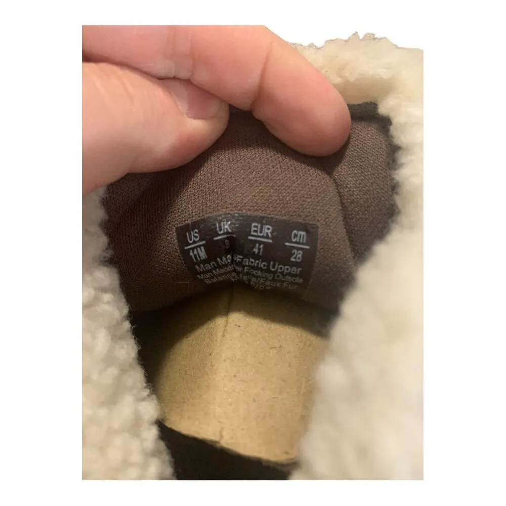 Ryka womens 11 Chill out Boot brown faux fur cold winter casual snow slip on het - Image 12